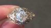 Art Deco Transitional Cut Diamond Platinum Ring Engagement Fashion Vintage 1920s